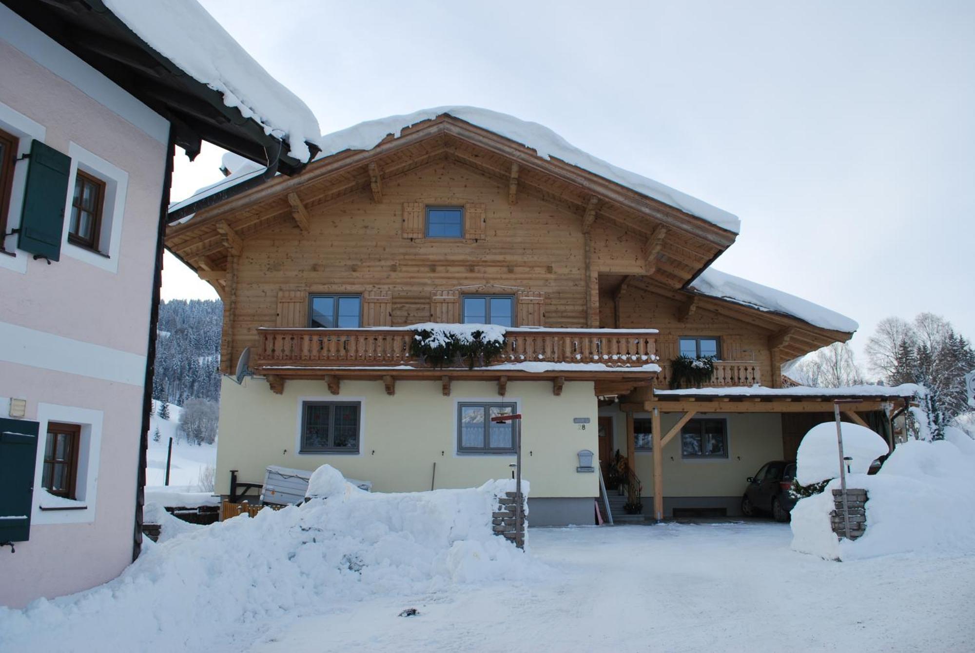 Appartement Haus Pichler Leogang Bagian luar foto